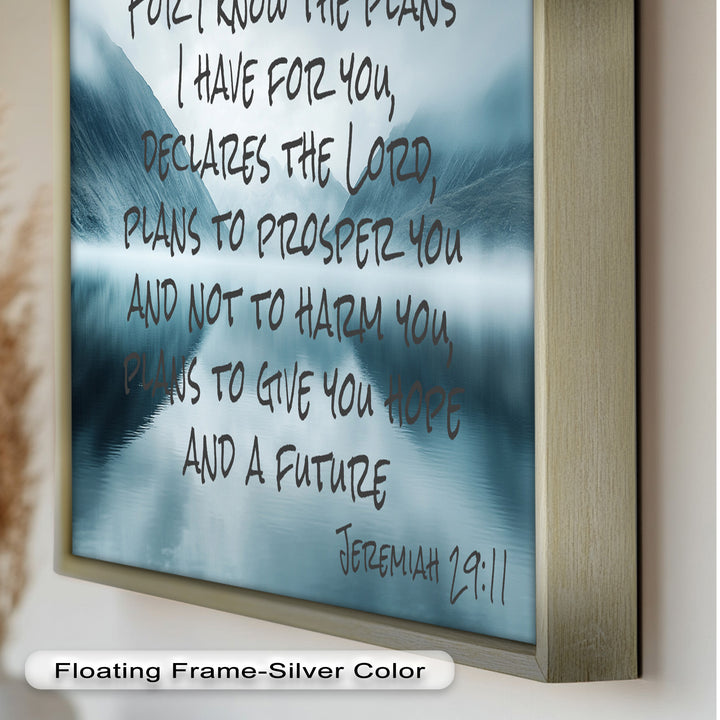 Jeremiah 29:11 – God's Plan Bible Verse Oil Painting