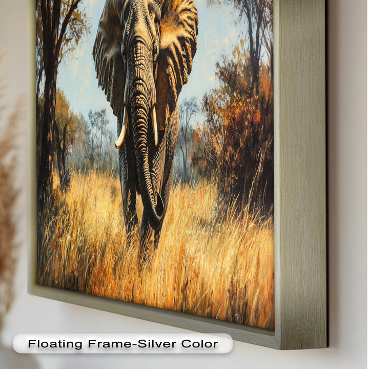 Guardian of the Wild – Elephant Oil Painting