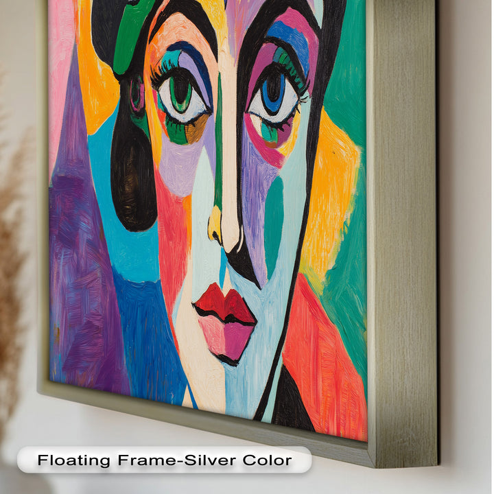 Frauenporträt Ölgemälde – Fauvistische expressionistische Kunst