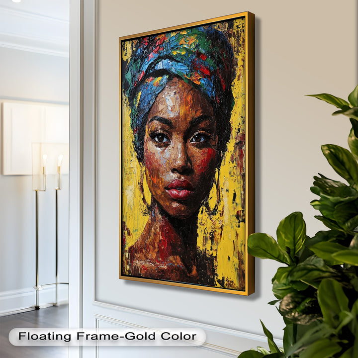 Radiant Soul – Bold Portrait Oil Painting in Fauvist Style