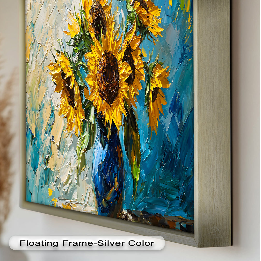 Sunflower Bouquet – Botanical Oil Painting