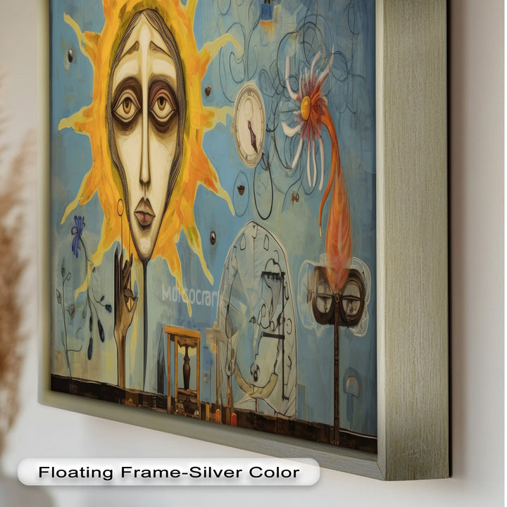 Solar Reverie – Surreal Dreamscape Picasso Oil Painting