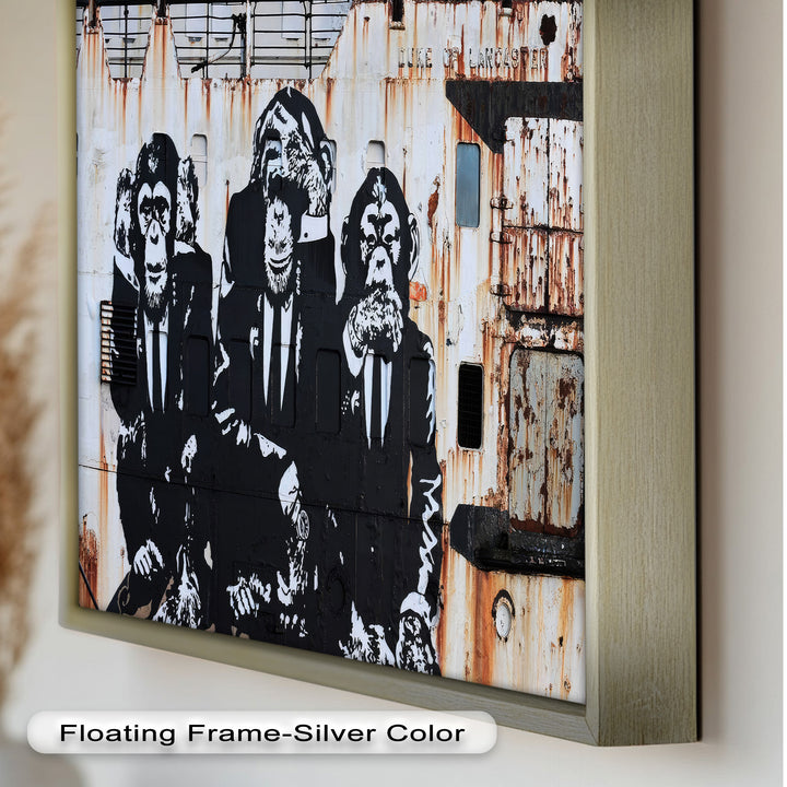 The Silent Truth – Banksy Oil Painting