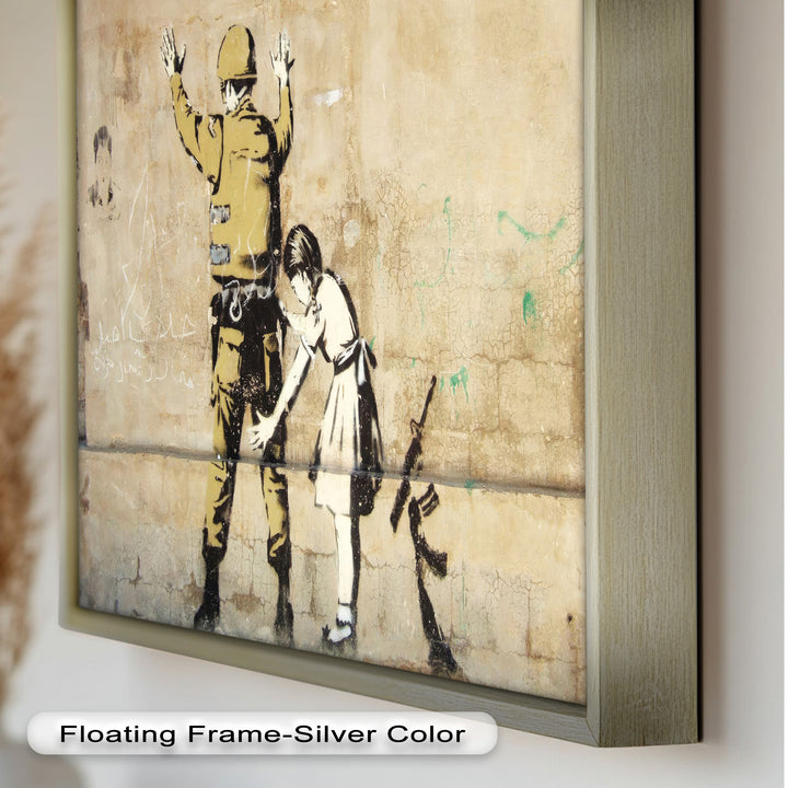 Innocence in Control – Banksy Oil Painting