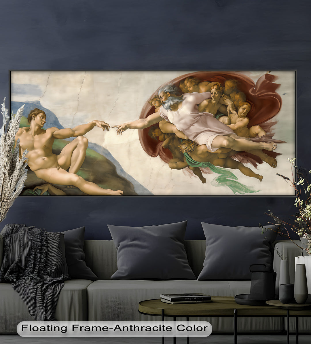 The Creation of Adam - Classicism Oil Painting