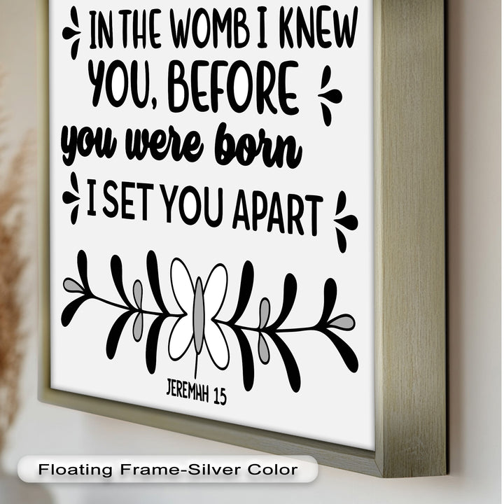 Before You Were Born – Jeremiah 1:5 Bible Oil Paintings