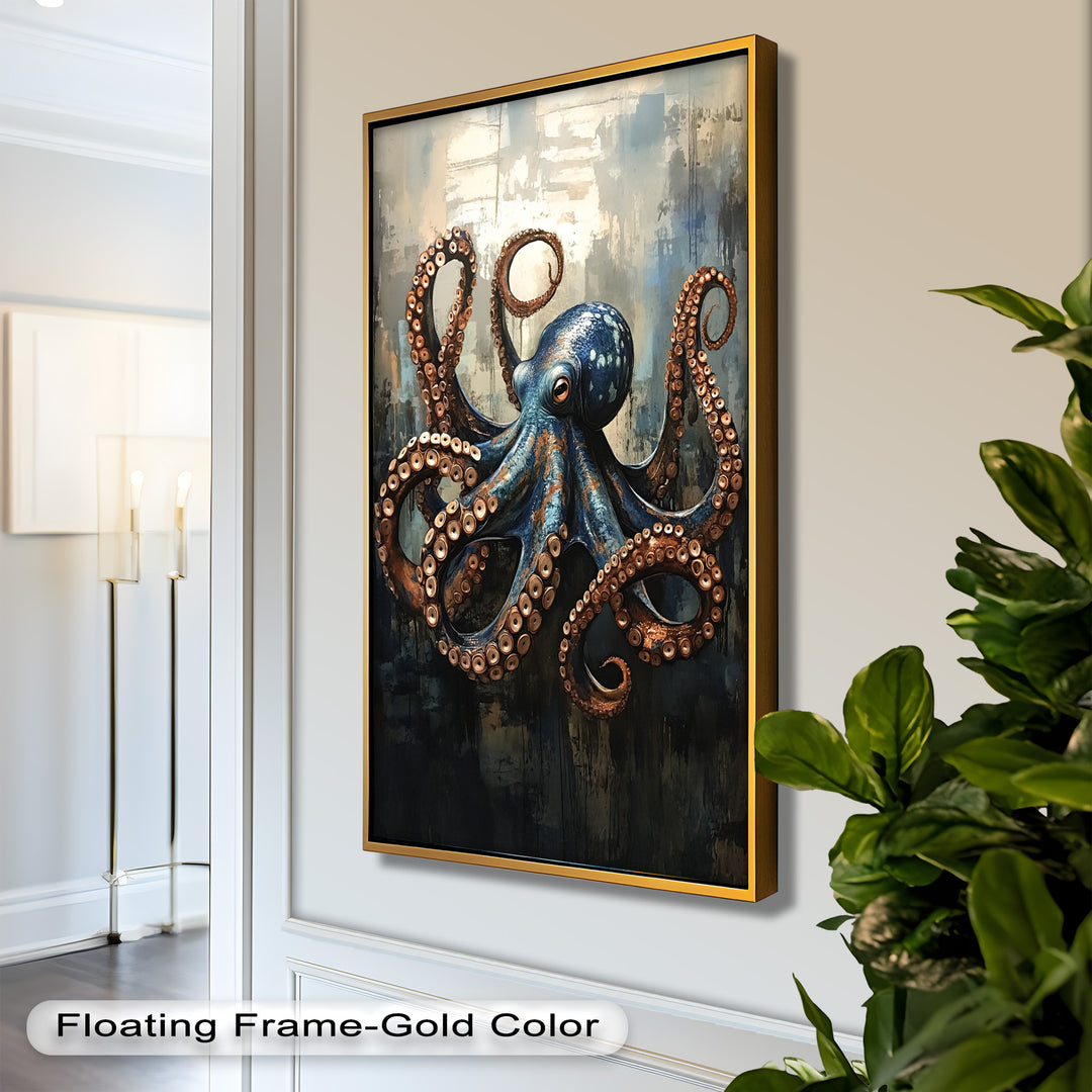Deep Sea Octopus - Animal Oil Painting
