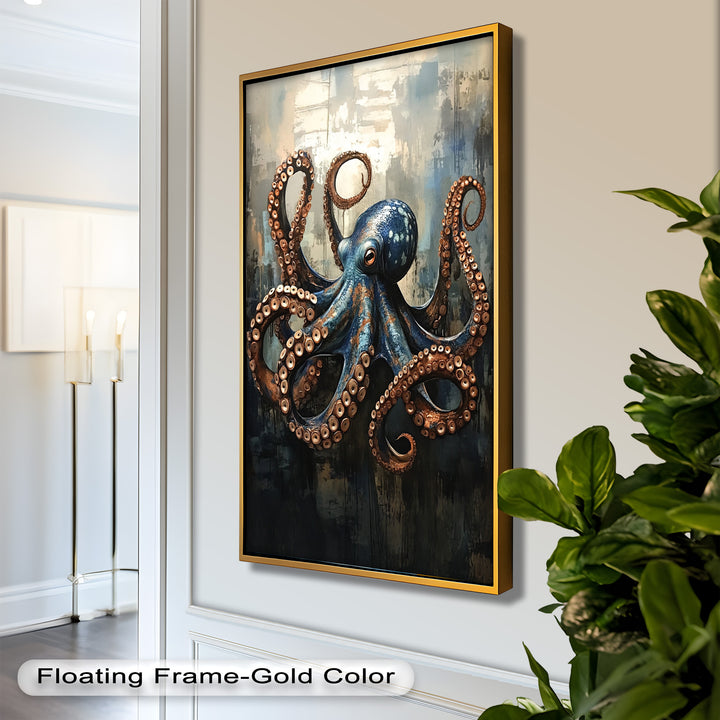 Deep Sea Octopus - Animal Oil Painting
