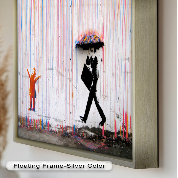 Colorfall Dissonance – Banksy Oil Painting