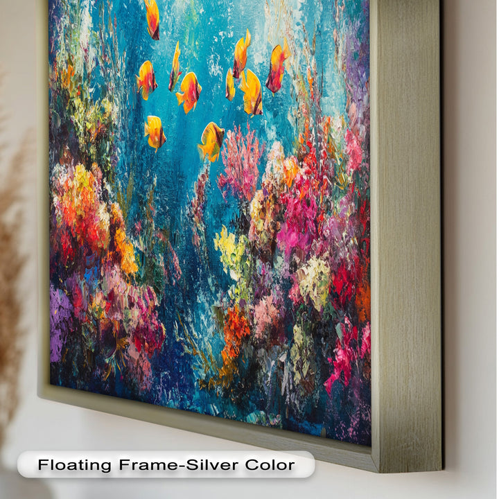 Coral Reef with Tropical Fish – Animal Oil Painting