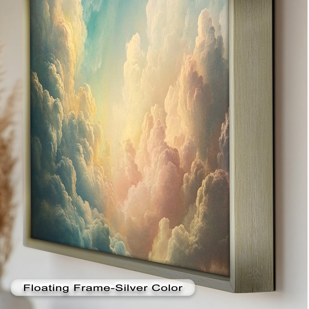 Heavenly Sky Glow – Modern Oil Painting