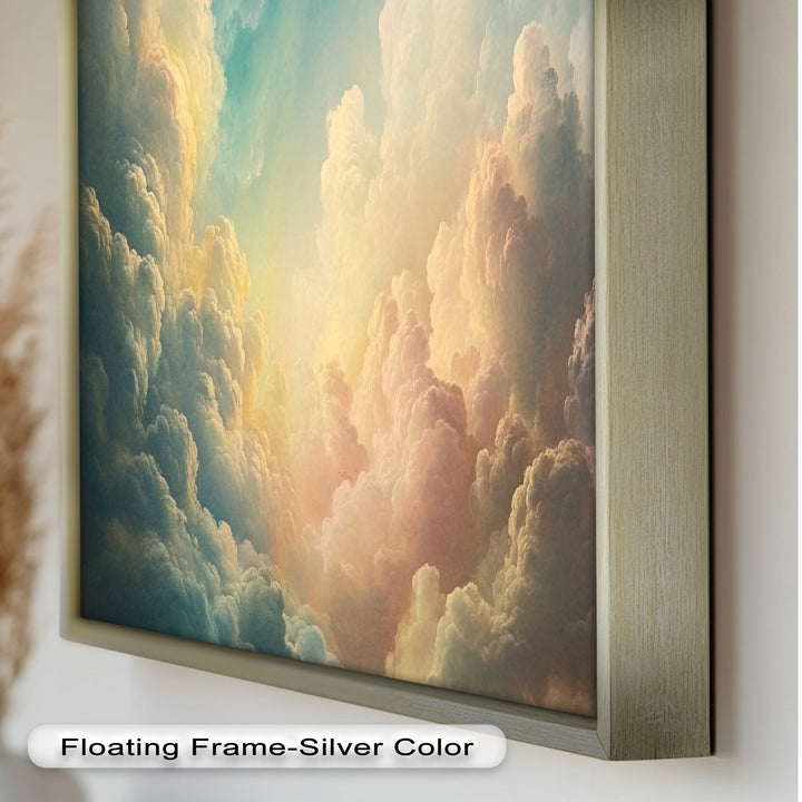 Heavenly Sky Glow – Modern Oil Painting