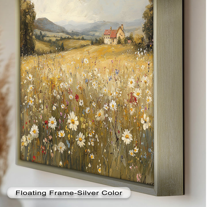 Countryside Bloom – Floral Oil Painting