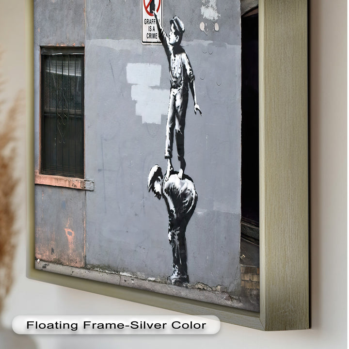 Climb for Expression – Banksy Oil Painting