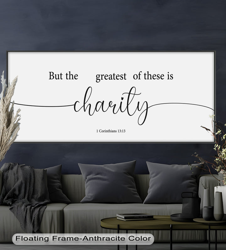 But the Greatest of These is Charity - Christian Oil Painting