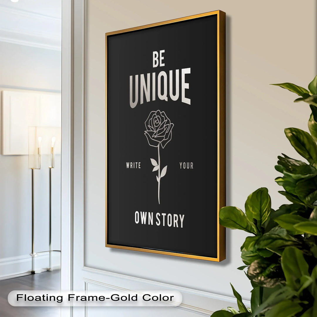 Be Unique – Inspirational Oil Painting - MyPhotoStation