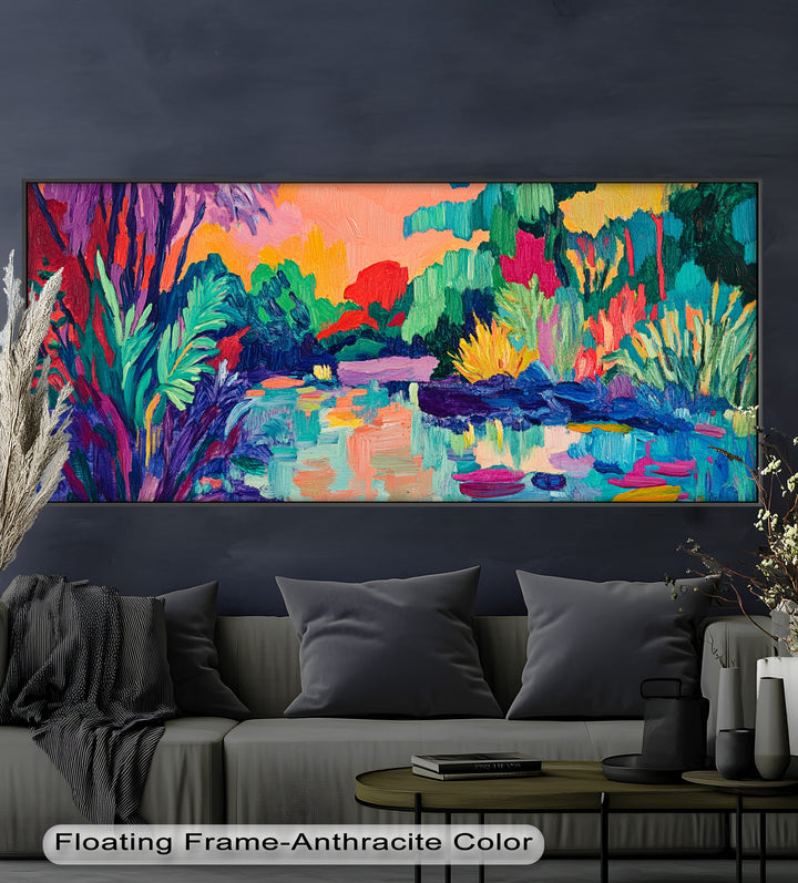 Tropical Reflections – Fauvist Oil Painting