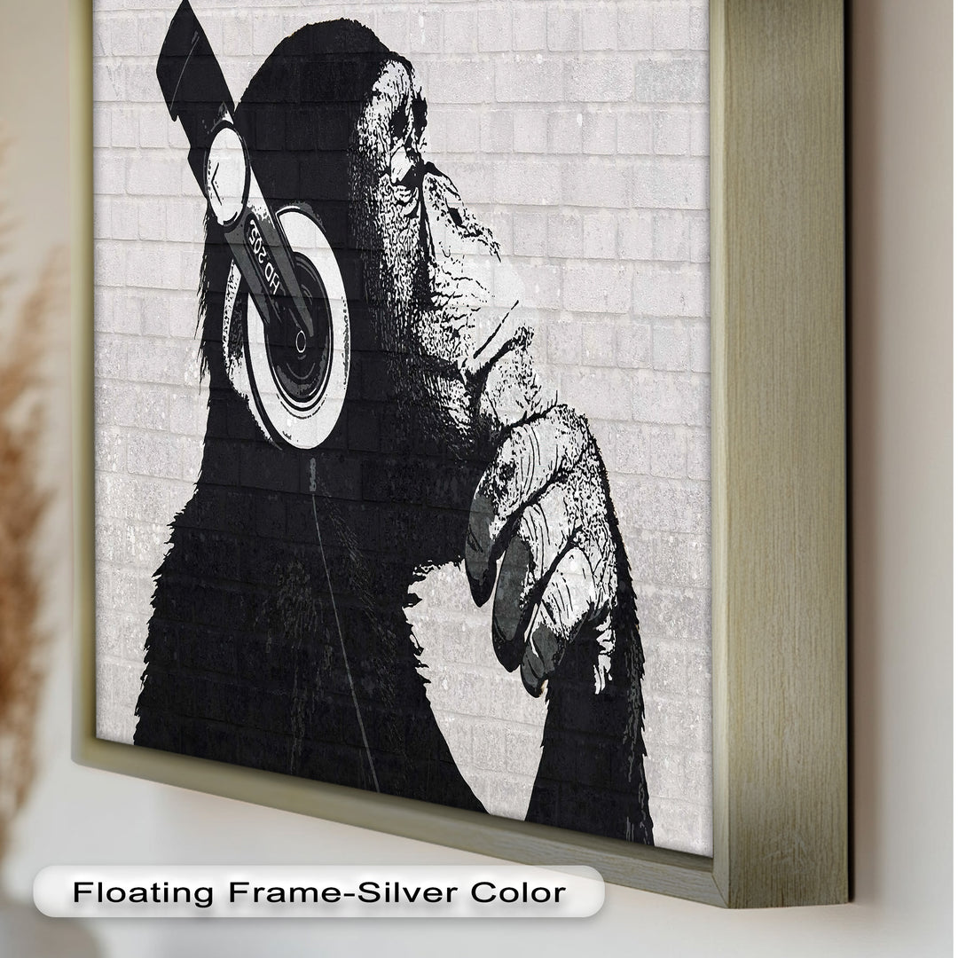 Contemplative Chimp – Banksy Oil Painting