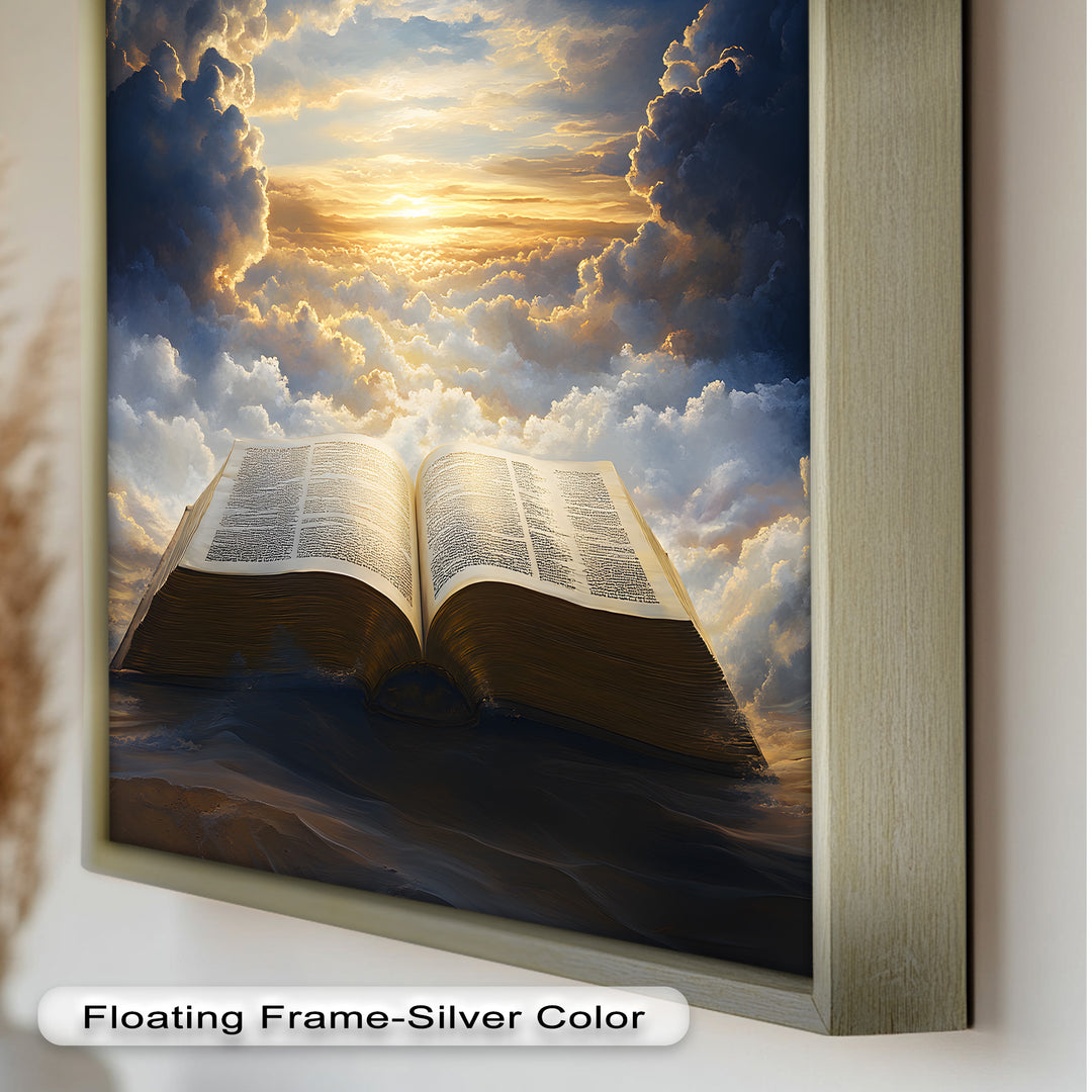 Himmlische Lichtschrift – Bibel-Ölgemälde