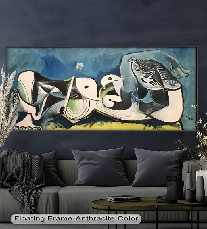 Resting in Abstraction – Reclining Figure Picasso Oil Painting