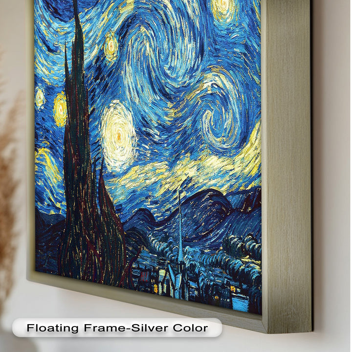 The Starry Night by Vincent van Gogh – Post-Impressionist Oil Painting