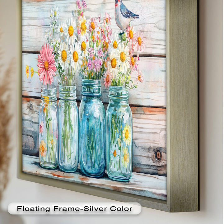 Flower Jars – Modern Oil Painting