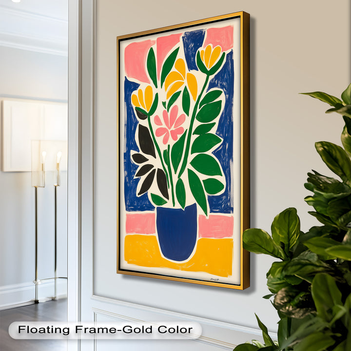 Vibrant Vase Composition – Modern Fauvist Oil Painting