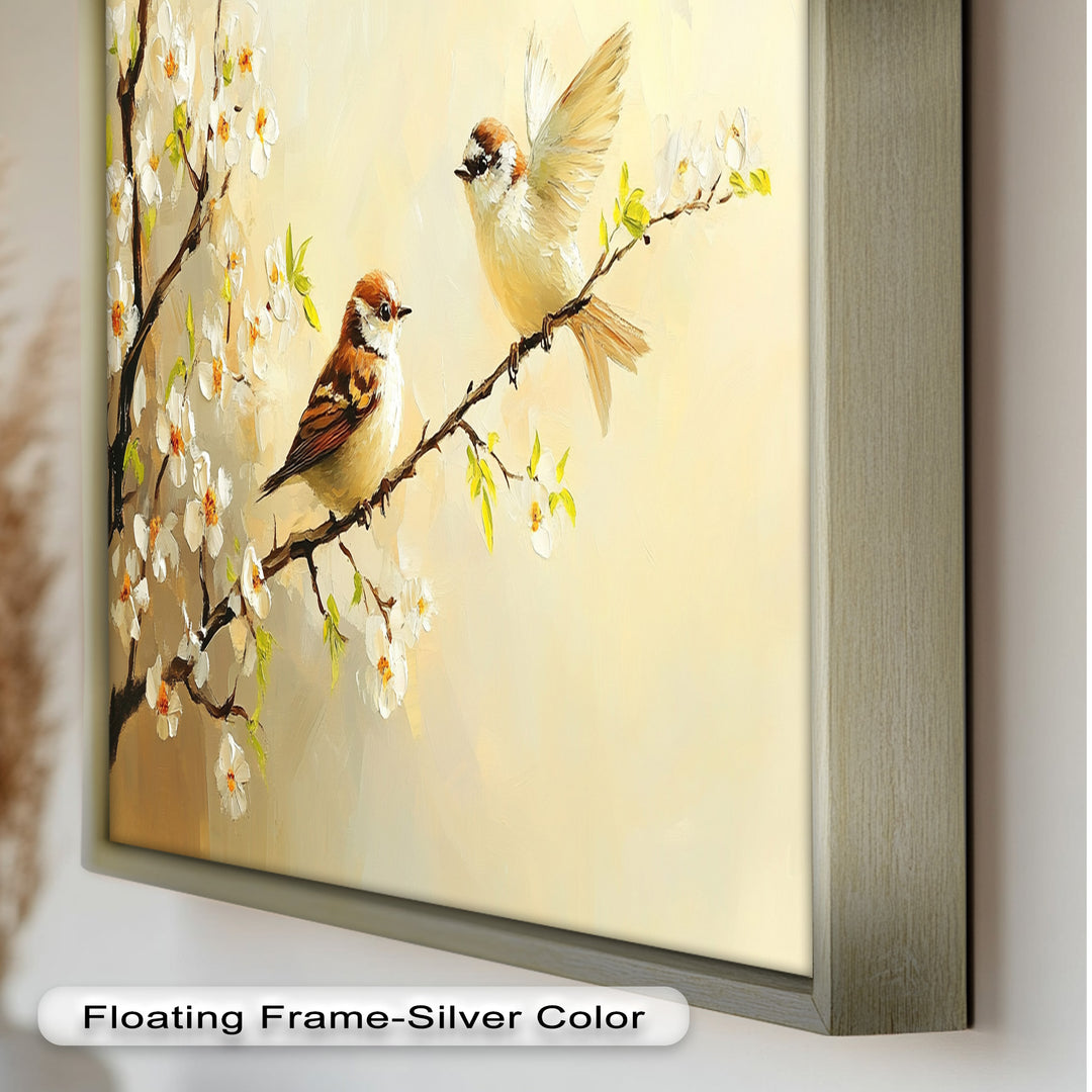 Spring Conversation – Animal Oil Painting