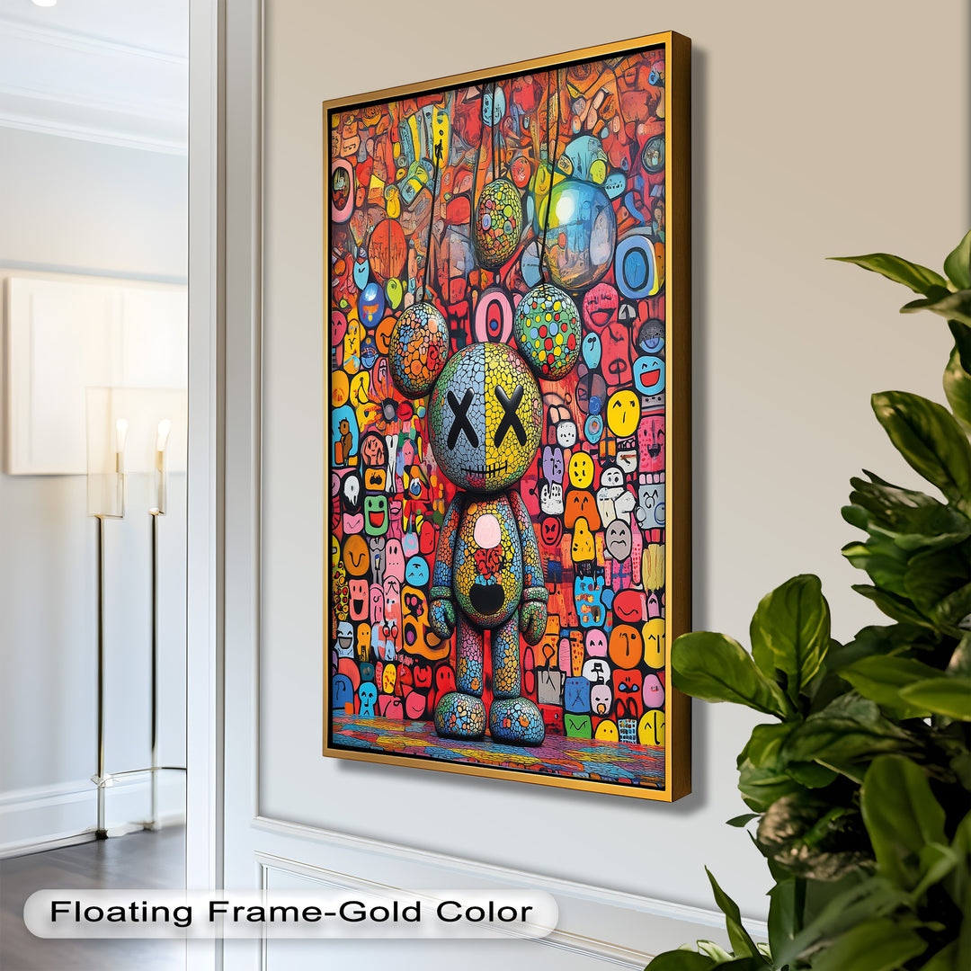 Mosaic Madness – KAWS Oil Painting