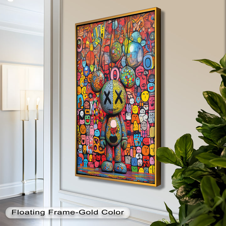Mosaic Madness – KAWS Oil Painting
