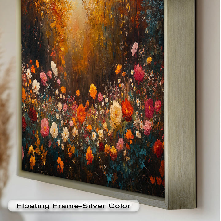 Autumn Floral Meadow – Colorful Nature Oil Paintings