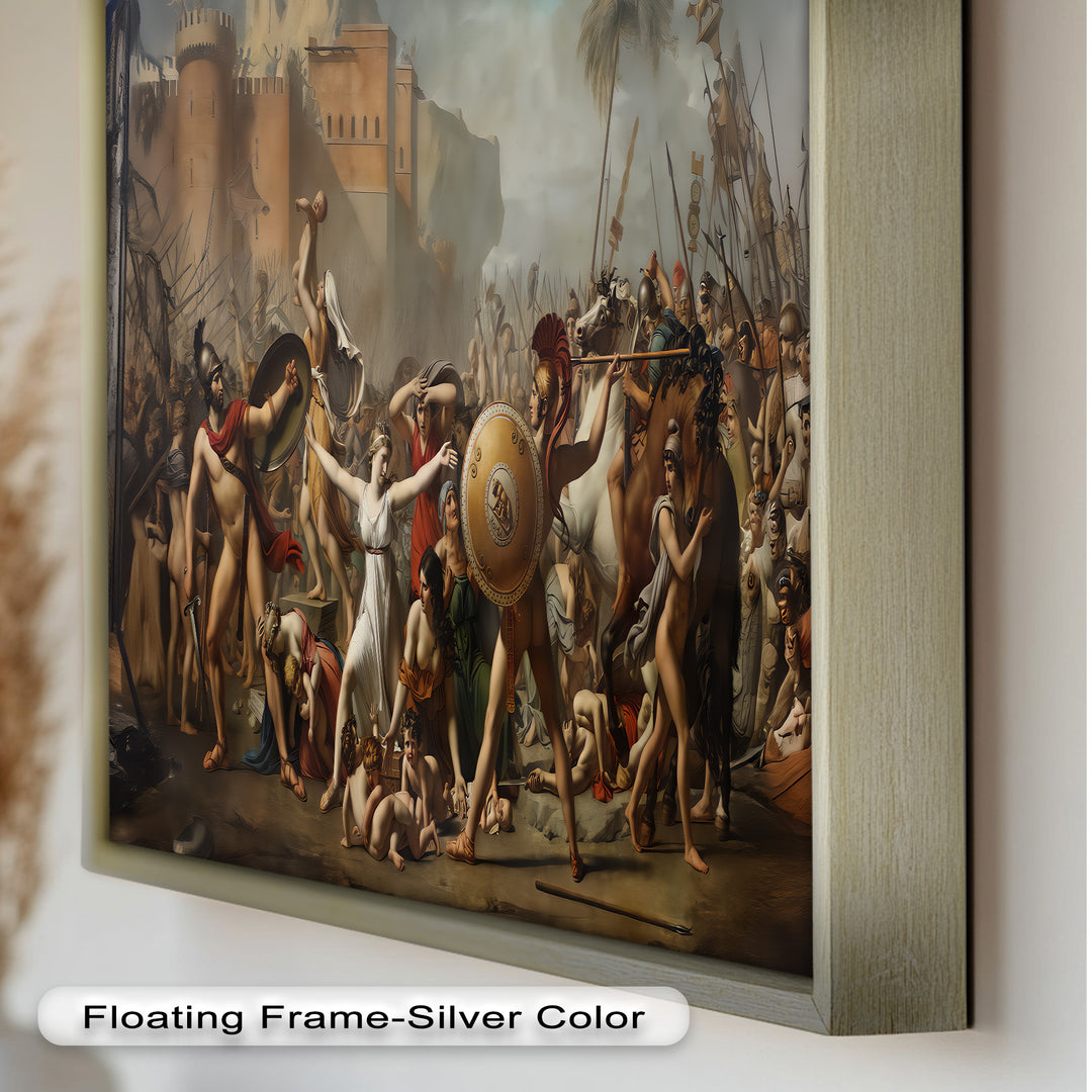 The Sabine Women Intervene – Classicism Oil Painting