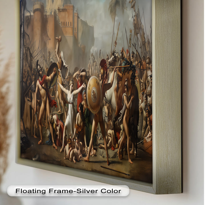 The Sabine Women Intervene – Classicism Oil Painting