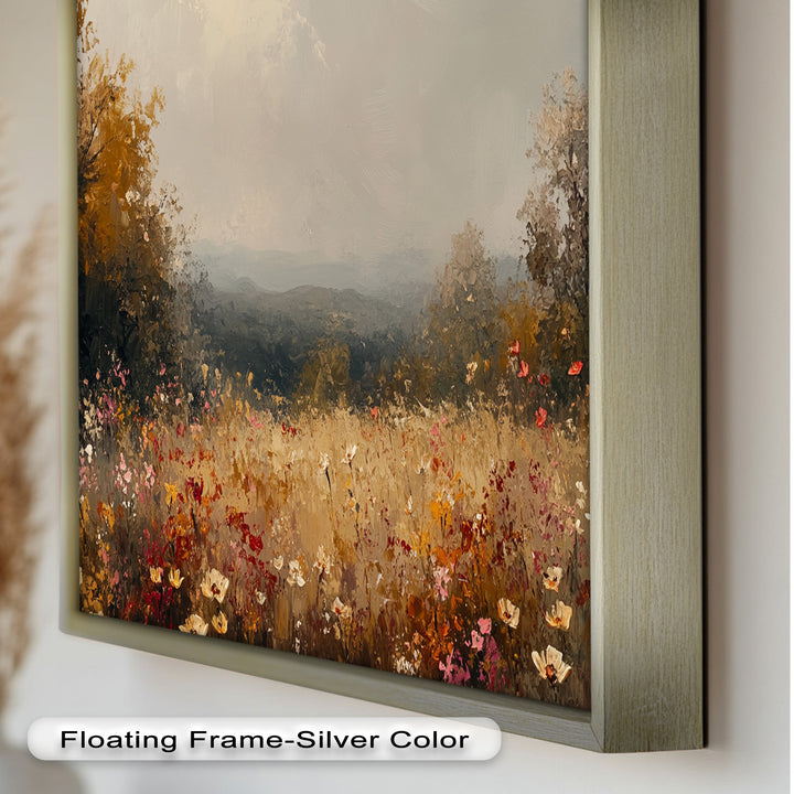 Classic Wildflower Art – Timeless Floral Oil Painting