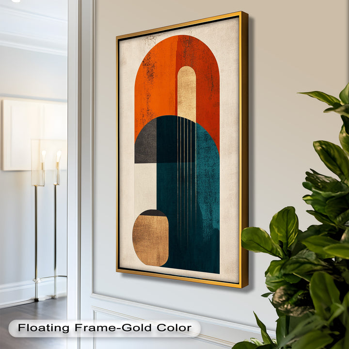 Modern Resonance – Abstract Geometric Oil Painting