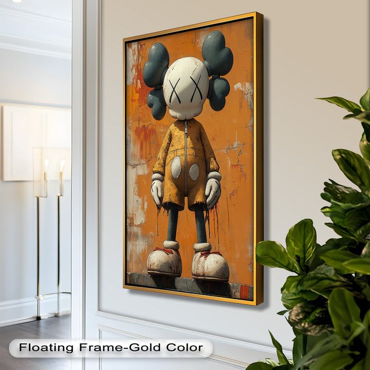 Rust Rebellion – KAWS Begleitölgemälde