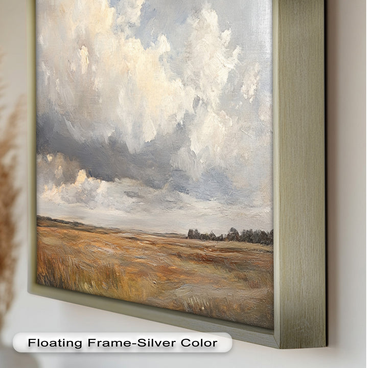 Prairie Horizon – Vintage Oil Painting