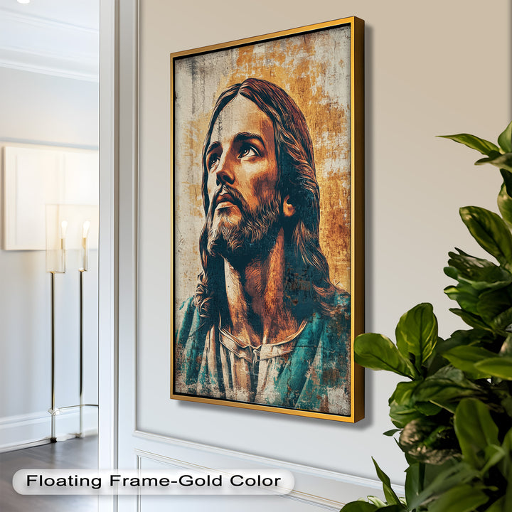 Licht der Gnade – Porträt von Jesus Christus Religiöses Ölgemälde