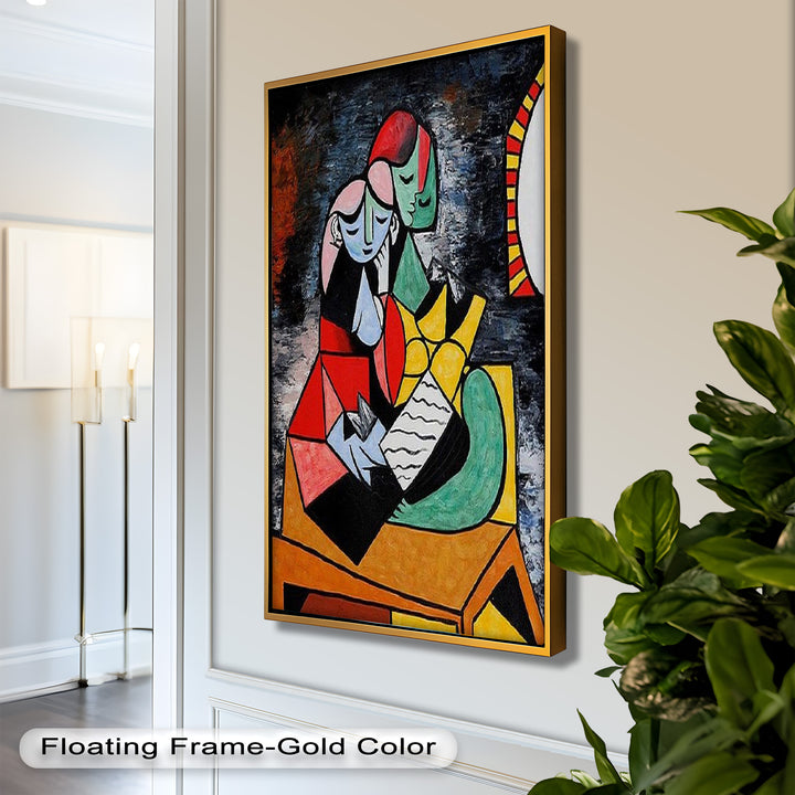 Embrace in Color – Picasso Oil Painting