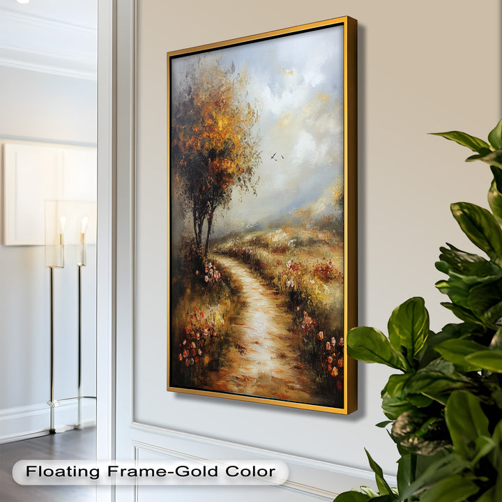 Winding Path Landscape - Impressionism Oil Painting