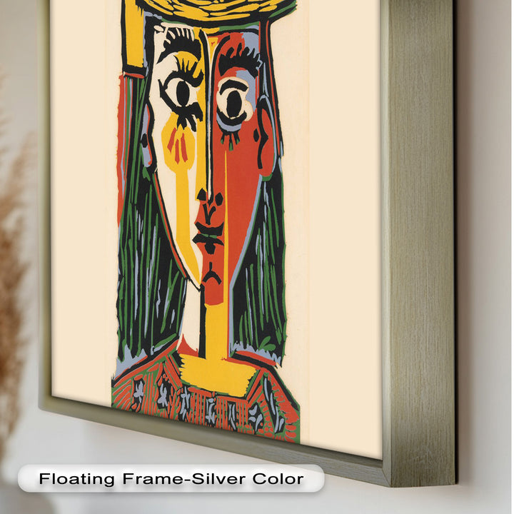 Picasso Woman with Hat – Cubist Portrait Oil Painting