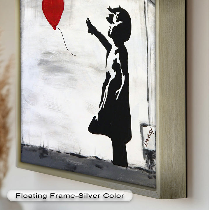 Girl with Heart Balloon – Banksy Oil Painting