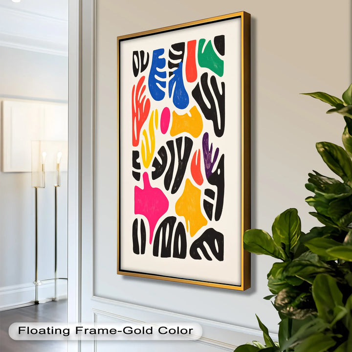 Chromatic Rhythm – Abstract Fauvist Oil Painting - MyPhotoStation