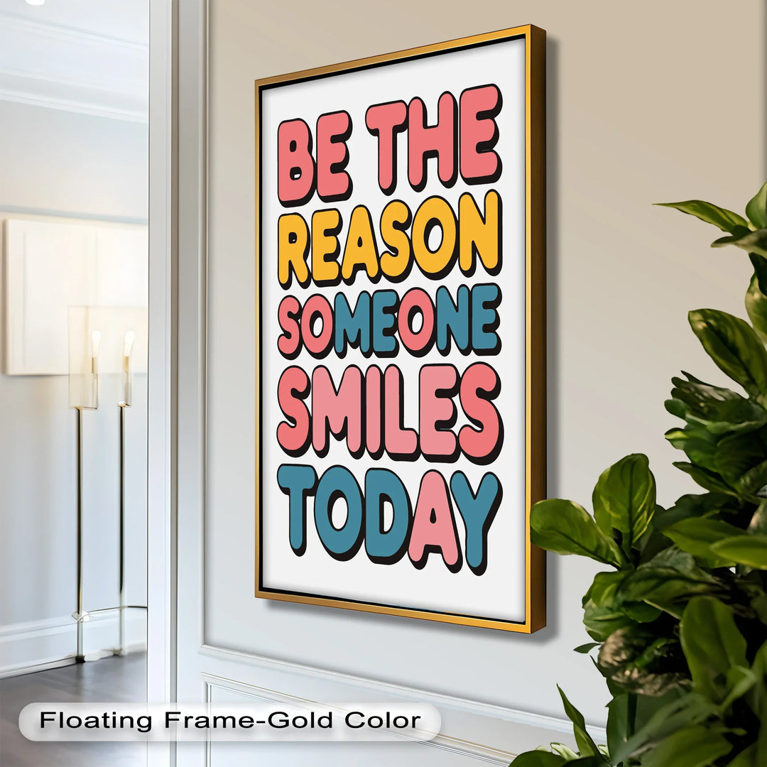 Be the Reason Someone Smiles – Oil Painting - MyPhotoStation