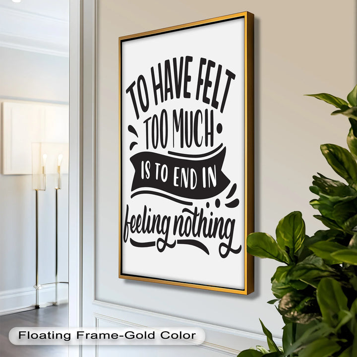 To Have Felt Too Much – Emotional Oil Painting - MyPhotoStation