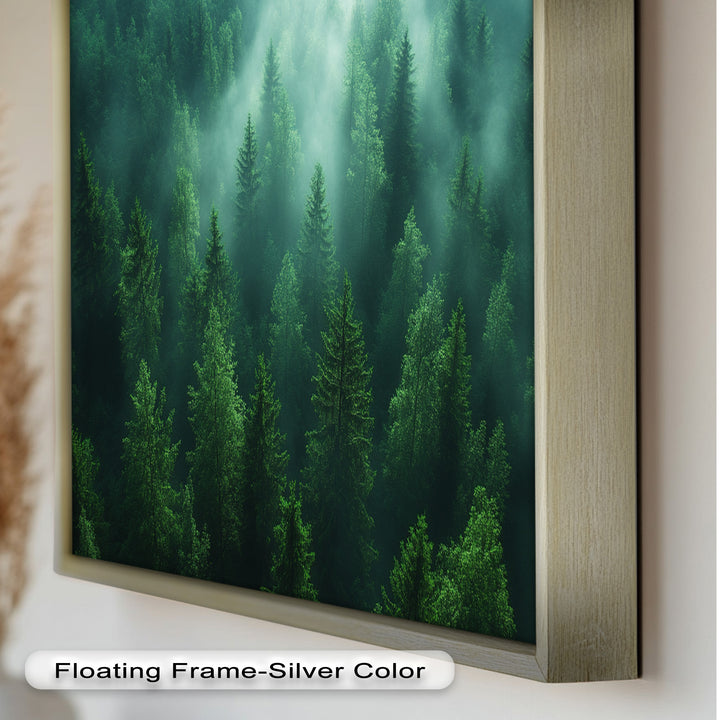 Misty Forest Landscape – Enchanting Nature Oil Painting