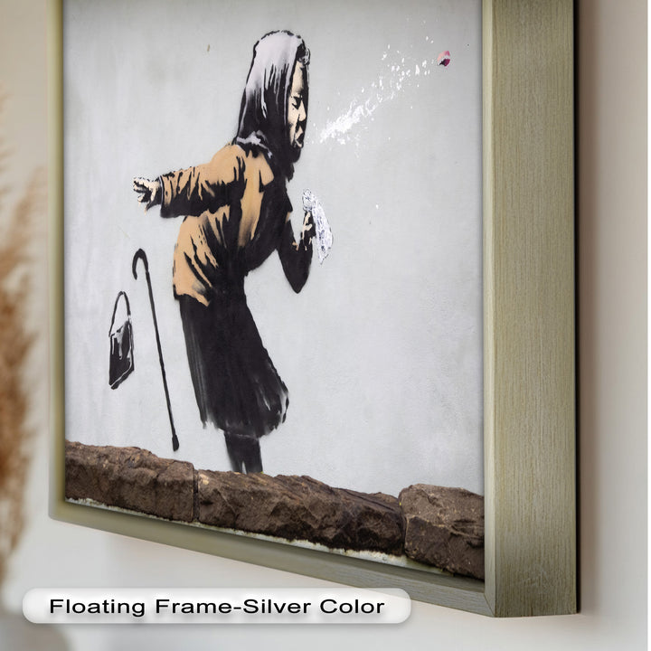 The Power of a Sneeze – Banksy Oil Painting