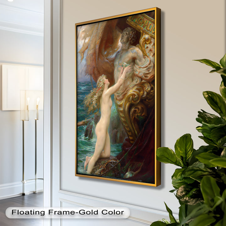 Galatea’s Awakening – Mythological Nude Oil Painting