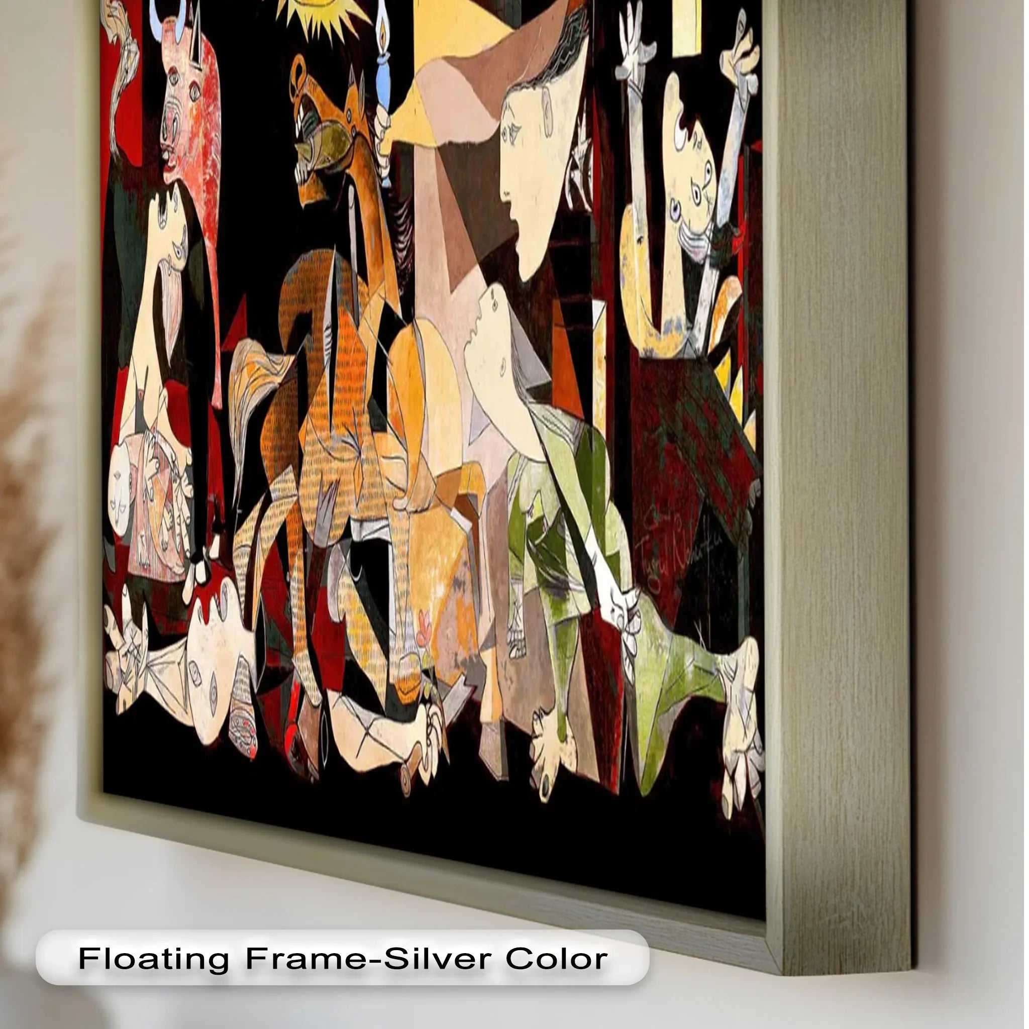 Guernica Colorized by Picasso – Anti-War Oil Painting – MyPhotoStation