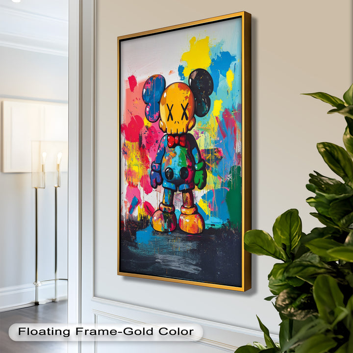 Color Riot Companion – KAWS Oil Painting